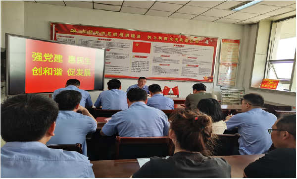 【理論宣講】東大煤礦開展“踐行二十大、黨建惠民生”黨支部書記宣講活動