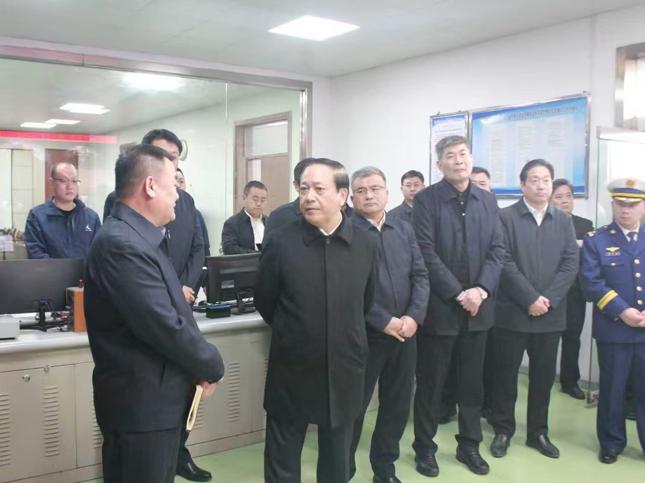 王廣部到級索煤礦督導檢查安全生產工作